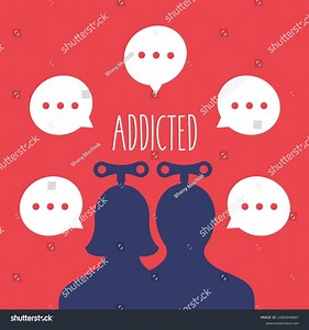 Silhouette Addicted Man Woman Vector Digital Stock Vector (Royalty Free) 2383043647 | Shutterstock