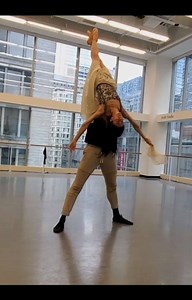 Fabrice Calmels & Victoria Jaiani in Othello Rehearsal. | Fabrice Calmels