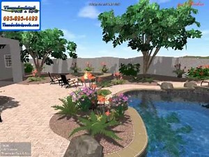 Thunderbird Pools and AZ Sunset Landscape Yard Design