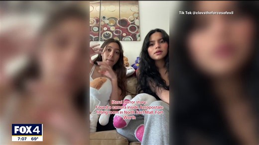 Teens find hidden camera inside Texas mall dressing room