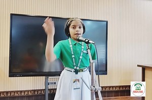 Presenting Aditri Sen of class IV with her poem Freedom written by Rabindranath Tagore. In a much-anticipated manner, Aditi displayed her articulation and communication skills to affirm the fact that North Point Residential School, is the most academic-oriented school in Siliguri. #Nprs #CBSE #Boardingschool #Poemrecitation | North Point Residential School CBSE Boarding Cum Day School in Siliguri