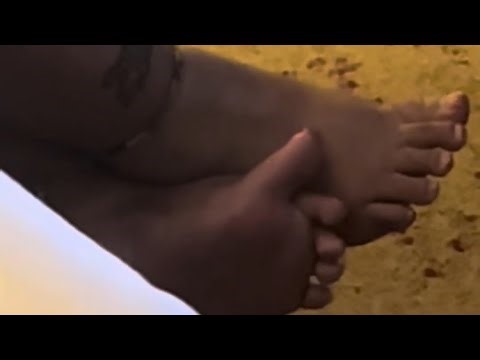 Candid Lightskin Feet with chubby toes relaxing (Preview)