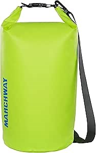 MARCHWAY Floating Waterproof Dry Bag Backpack 5L/10L/20L/30L/40L, Roll Top Sack Keeps Gear Dry for Kayaking, Rafting, Boating, Swimming, Camping, Hiking, Beach, Fishing
