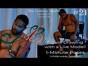 Figure Drawing Live Model | The Gesture Studio #21 | EDSA Content