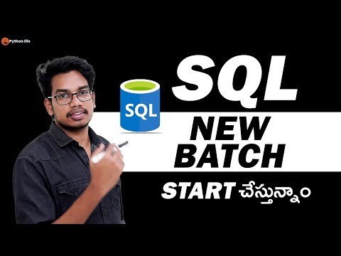SQL Course in Telugu | Oracle in Telugu | Basic to Advanced SQL | PythonLife SQL