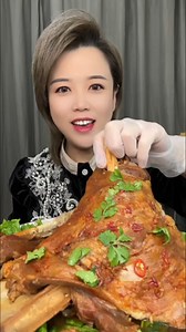 9.8K views · 221 reactions | Eating yummy mukbang pig thighs pig meat pig legs pig fat meatballs goat heads and pig tails. | ASMR Mukbang | Facebook