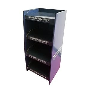 [Hot Item] Customized Corrugated Cardboard Drink Beverage Display Stand Racks Cardboard Bottle Floor Display