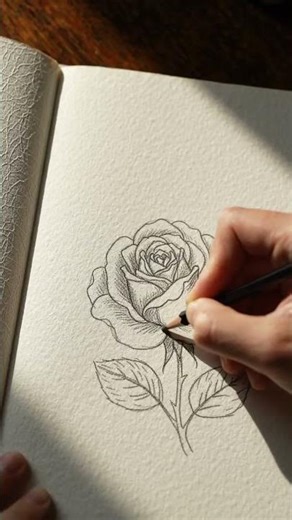 🌹 Rose drawing