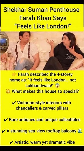 Farah Khan like Shekhar Suman Penthouse #shekharsuman #farahkhan #farah #bollywood #shorts