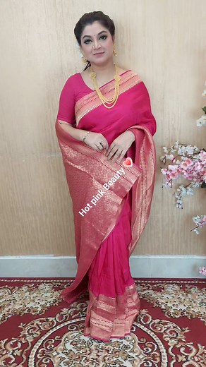 Hot pink Beauty 💗 Pure silk khaddi 💎 | Ayesha's World