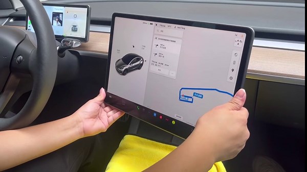 Screen Swivel Mount for Tesla Model 3 2017-2023 and Model Y 2019-2024 Two Directions