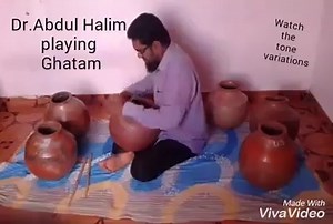 Happy Birthday Dr. Abdul Halim! How many sounds can you get out of a clay pot (that don't sound like bong loads)? The Ghatam clay pot drum is popular in Southern India and here is world renowned Ghatam drummer Dr. Abdul Halim with and example of not only playing the drum with jaw-dropping dexterity, but also getting many tone variations ... check this out! See more fun, inspiring drumming videos from over 100 countries around the world at www.facebook.com/DrumTalkTV/videos see all our interviews