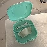 HEMILAB® Retainer Case, Slim Aligner Case with Vent Holes, Compatible with Invisalign, Mouth Guard Box with Retainer Removal Tool, Purple