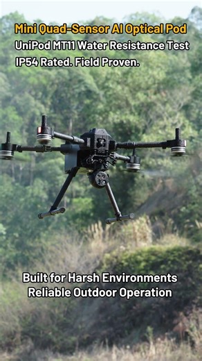 IP54 Waterproof Test | Reebot UniPod MT11 Drone Gimbal Water Spray Test