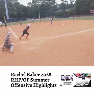 Rachel Baker 2028 RHP/OF Summer Offensive Highlights @CSA_Athletes @RachBaker2028 @TNISchick2027 #TeamCSA #NCAASoftball #Uncommitted #BeIntentional | Collegiate Sports Advocate | Facebook