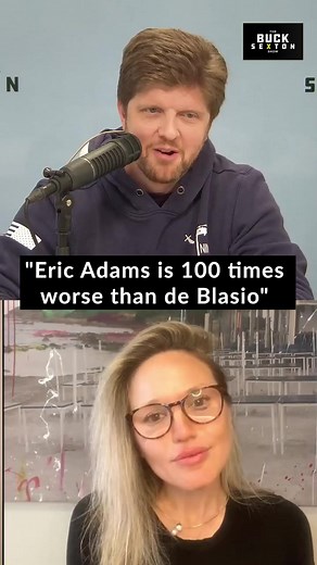Listen to the full podcast with @jacquelinefornyc by clicking the link in bio! #BuckSexton #TheBuckSextonShow #JacquelineToboroff #Conservative #NYC #Trump #NewYork #EricAdams | Buck Sexton