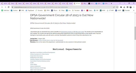 Here is the latest Government circular, Circular 28 of 2023, released...