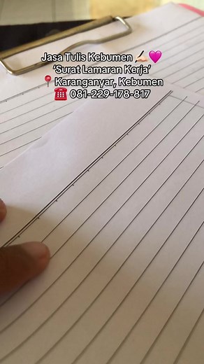 how to order? - dm / whatsapp 081-229-178-817 ☎️ - mengisi format - on process ✍🏻 - send by : soft file : scan pdf hard file : kirim dokumen 📦 - payment ✅ #kebumen #kebumen24jam #kebumenkeren #kebumenpride #jasatulis #suratlamaran #tulisantangan