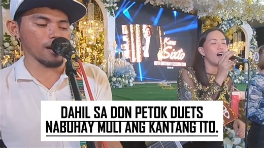 788K views · 10K reactions | DAHIL SA Don Petok COUPLE MULING NABUHAY ANG KANTANG ITO  #DONPETOK #DONPETOKFOLLOWERS #DPNPETOKDUETS #DONPETOKVIDEOS | Musickero Viral | Facebook