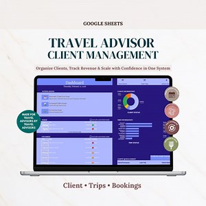 Travel Advisor Client Management System - Etsy