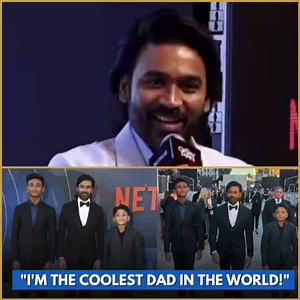 105K views · 2.1K reactions | "I'm the Coolest Dad in the World!" - Dhanush #TheGrayMan | #Dhanush | Ananda Vikatan | Facebook