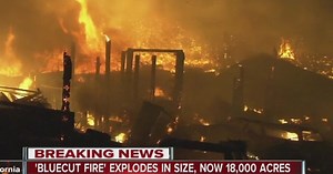 LIVE: Wildfire explodes in San Bernardino County