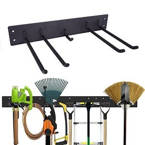 [Hot Item] Garage Tool Storage Rack Wall Mount Home Garden Tool Storage Rack Organizer for Yard Shovel Rakes Brooms Trimmers Hoses