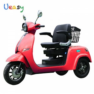[Hot Item] Open Electric Three-Wheeled Scooter Can Add Shopping Basket and Canopy with EEC/Coc