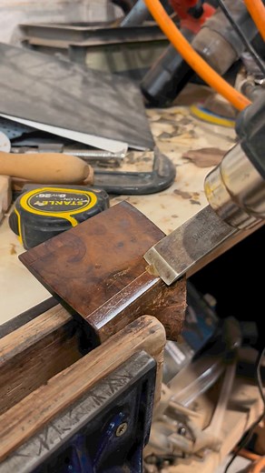 Stripping back the lacquer to the veneer 🙌🏻 #woodtrim #rollsroyce #asmr | GDK Veneering