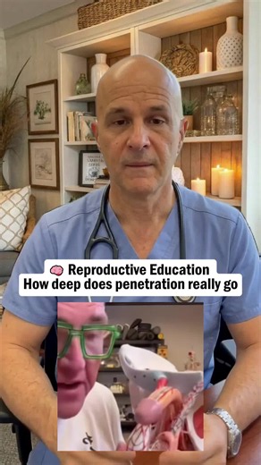🧠 Reproductive Education How deep does penetration really go Let’s explore the anterior and posterior vaginal fornix and learn more about human anatomy. #health #healthtips #healthy #healthtip