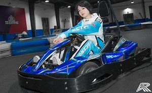 [Hot Item] Flash Badger Customizable Electric Go Kart with Unique Decals and Optional Features