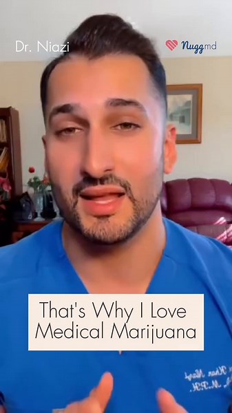 Is medical cannabis addictive? Dr. Niazi breaks down it down🍃 . . . . . #nuggmd #medcard #medicalmj #naturalhealth #wellness