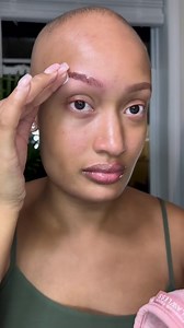 Bliss and Beyond USA, 2 Sheets Waterproof Eyebrow Tattoo Stickers, Long Lasting, Natural Looking Fake Eyebrows for Alopecia, Chemo, Cancer Gift. Same Size (Dramatic Las Vegas, Brown)