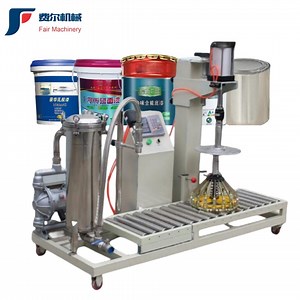 [Hot Item] Single Head Semi Automatic Paint Bucket Filling Machine 5-50liters Barrel Filling Machine Oil Filling Machine