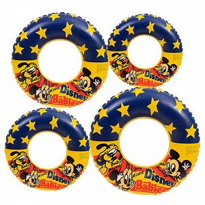 [Hot Item] Adult Size Kids Summer Pool Swimming Rings Inflatable Custom PVC Striped Swimming Pool Floats