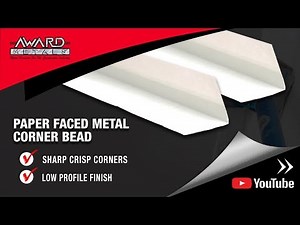 Award Metals Paper Faced Metal Bead Installation