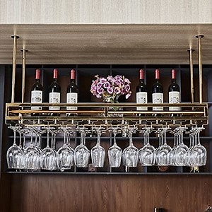 Ceiling Mounted Hanging Wine Rack
