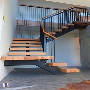 [Hot Item] Cbmmart Steel Floating Mono Stringer Staircase Hidden Stringer Steel Central Stair