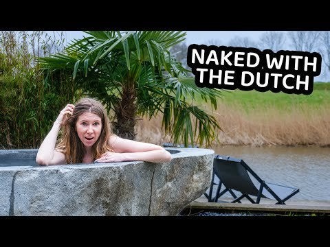 we tried a nude beach, now we're trying a dutch sauna 🧖🏻‍♀️