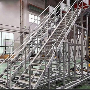 [Hot Item] Stair and Modular Industrial Aluminum Platform Step Platforms