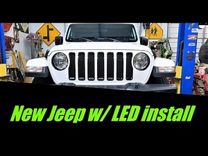 2021 Jeep Wrangler LED Headlight Conversion