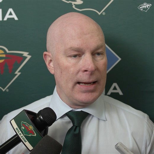 “We gotta move forward” 🗣️ Hynes on taking lessons from this game and putting them towards the future. #mnwild | Minnesota Wild