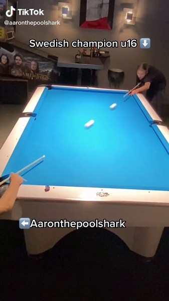 Amazing Trick Shots with Swedish Champion U16 at Pool Club