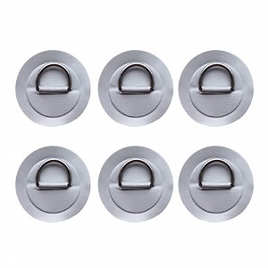 [Hot Item] Stainless Steel D-Ring Patch Suit for PVC Inflatable Boat Sup Kayak Canoe Deck Accessories