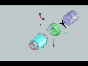 washing machine assembly solidworks