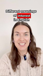 4.6K views · 45 reactions | Different meanings of ‘interest’ in English  #englishgrammar #englishtenses #grammar #britishenglish #speakenglish #anglais #ingles #inglese #angielski | English with Aga | Facebook