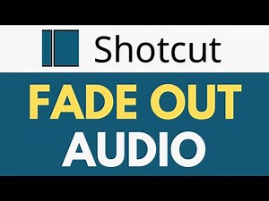 How To Fade Out Audio in Shotcut | Subtle and Impactful Transitions | Shotcut Tutorial