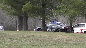 After a lengthy and poignant funeral held at the DSLCC Convocation Center in Clifton Forge, Virginia this afternoon (March 19, 2022), dozens of law enforcement and emergency personnel escorted the hearse carrying the body of fallen Covington Police Officer Caleb Olgivie to the cemetery in Covington. | The Alleghany Journal - an electronic newspaper for the Alleghany Highlands