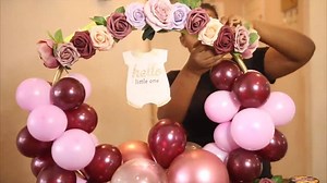 4.6K views · 86 reactions | Watch As we make the DIY Hula Hoop Balloon Garland Centerpiece together... | Elegantcreator.com | Facebook