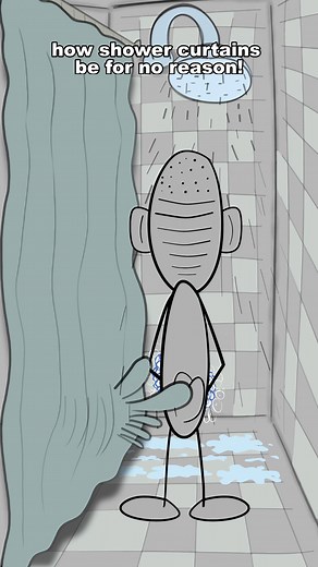 424K views · 3.6K reactions | how shower curtains be for no reason 藍 | Annamazzz | Facebook